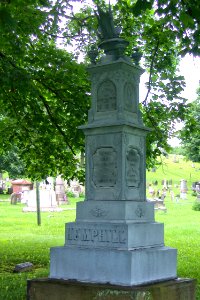 Hemphill Monument, Oak Spring Cemetery, 2015-06-27, 01