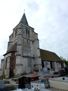 Herbelles (Pas-de-Calais, Fr) église Saint-Léger