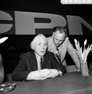 Henk Hoekstra (rechts) en Paul de Groot, Bestanddeelnr 926-9020