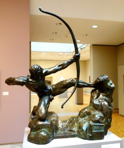 Herakles-Archer by Antoine Bourdelle, c. 1909, bronze - Chazen Museum of Art - DSC02262