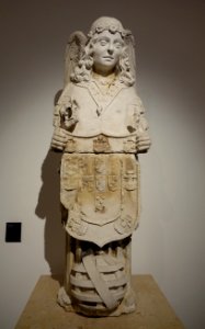 Heraldic Angel, from the Mosteiro de Santa Cruz, by Diogo Pires-o-Moco, 1500-1525 - Museu Nacional de Machado de Castro - Coimbra, Portugal -DSC09916