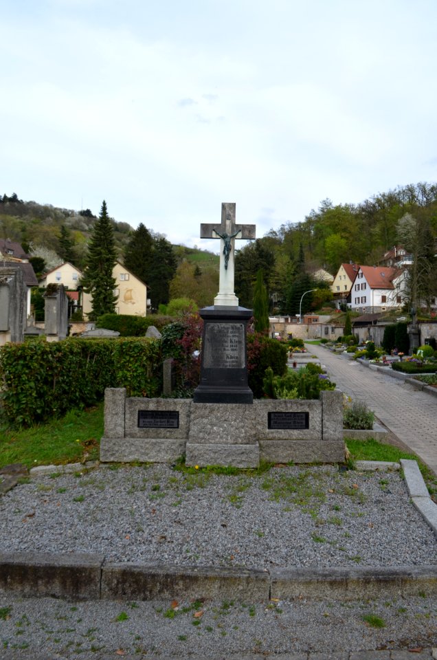 Heppenheim, Alter Friedhof, Grabmal Kreisbaumeister Franz Anton Klein