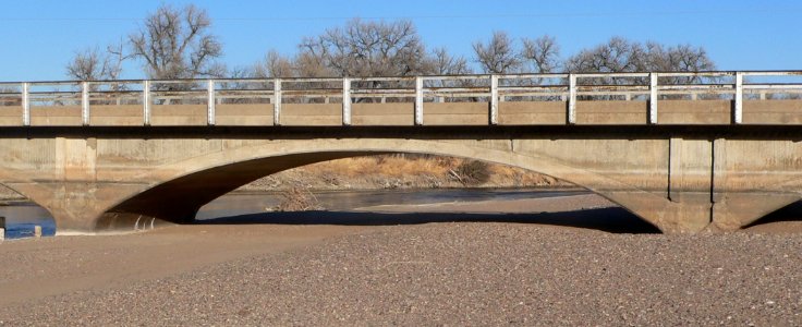 Henry State Aid bridges S bridge span from W