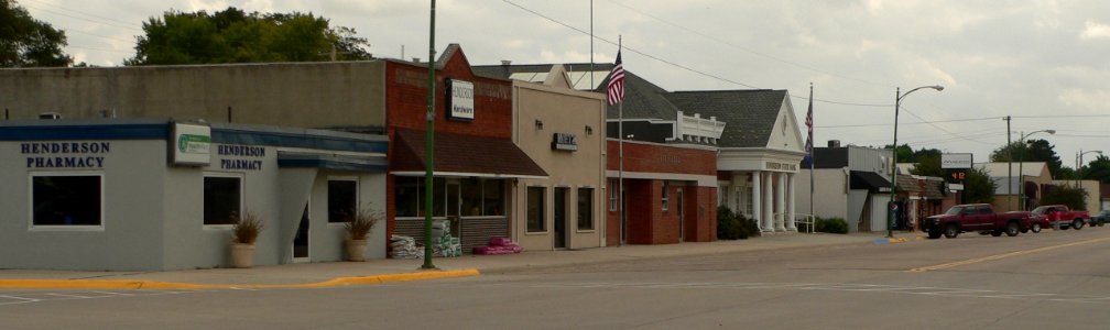 Henderson, Nebraska Main from Elm 2