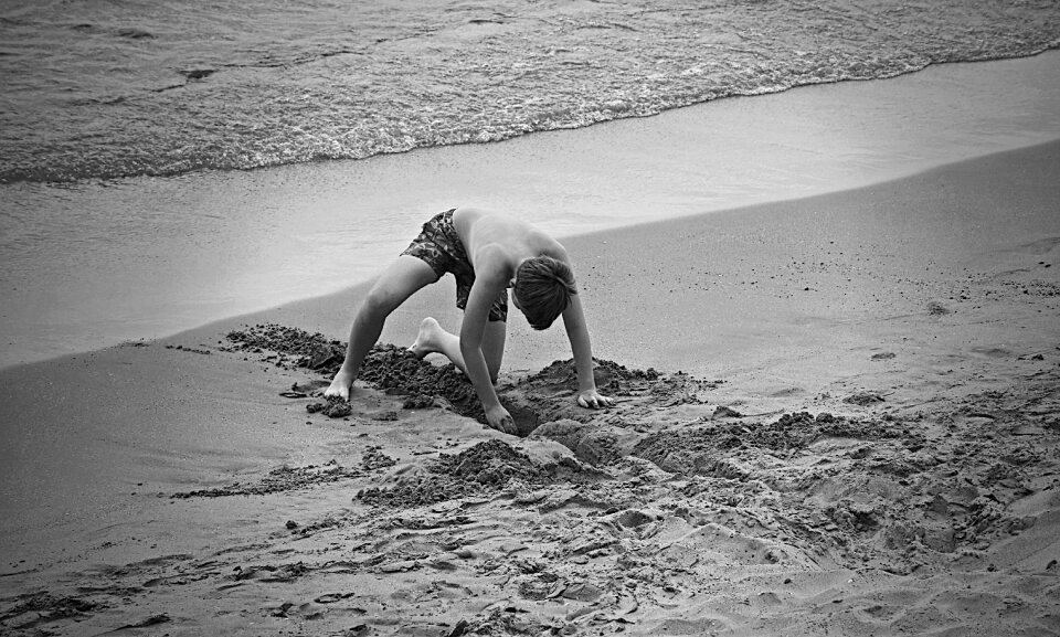 Beach game children's games fun