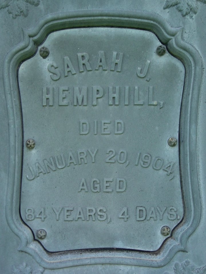 Hemphill Monument, Oak Spring Cemetery, 2015-06-27, 05