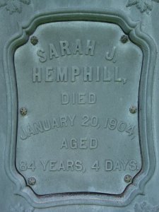 Hemphill Monument, Oak Spring Cemetery, 2015-06-27, 05