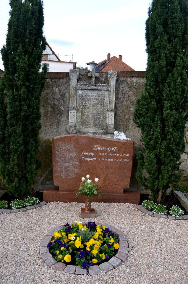 Heppenheim, Alter Friedhof, Grabmal Familie Schork