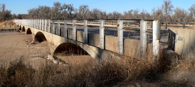 Henry State Aid bridges S bridge from SW