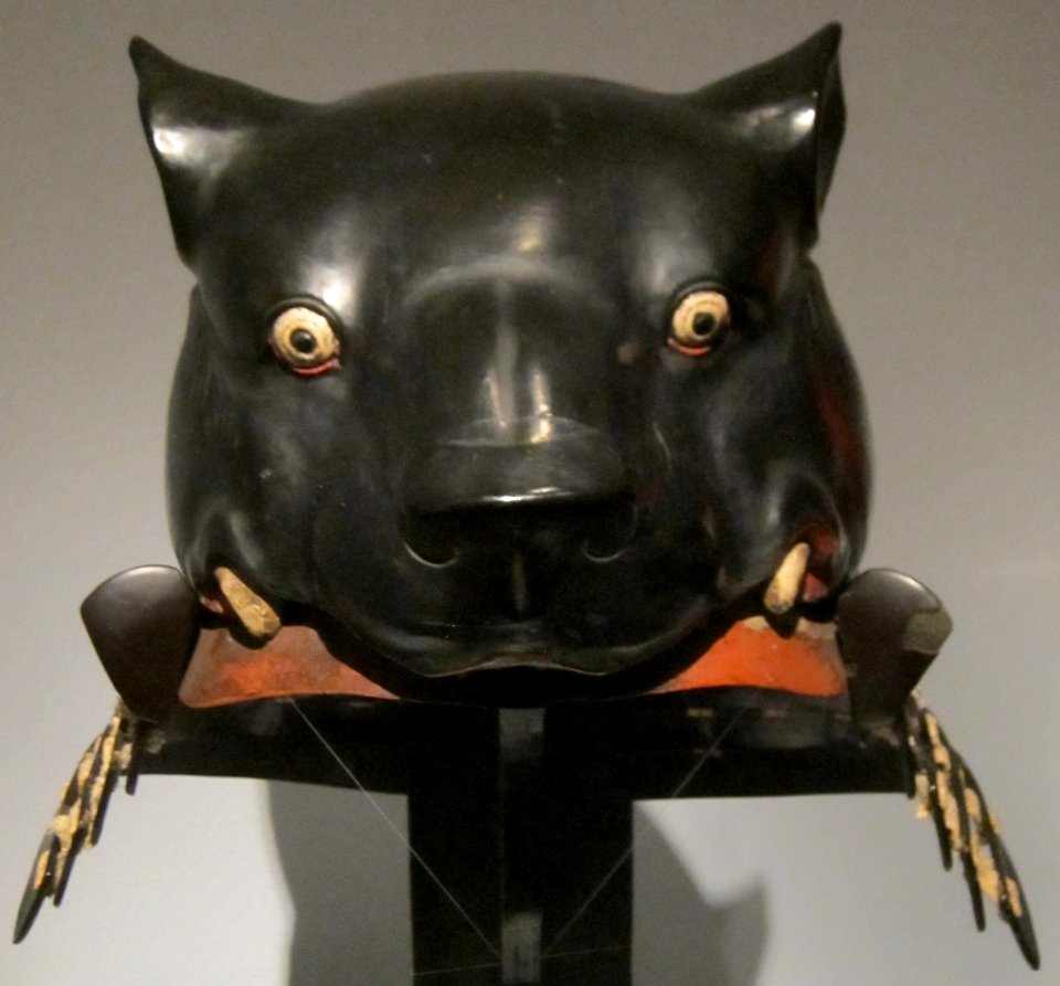 Helmet (kabuto) in form of a bear's head, Momoyama period, late 16th century