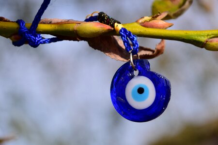 Protection talisman blue