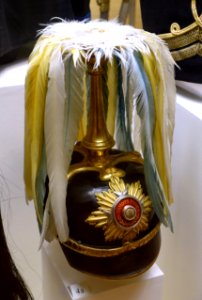 Helmet in Austrian form, Braunschweigen Infanterie-Korps, undated - Braunschweigisches Landesmuseum - DSC04875