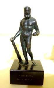 Herakles, perhaps Roman or later, bronze - Fitchburg Art Museum - DSC08690