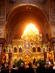Helsinki Orthodoxe Kathedrale Innen Ikonostase 4