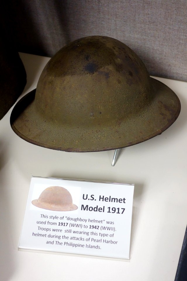 Helmet, Model 1917 - Fort Devens Museum - DSC07190