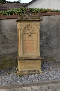 Heppenheim, Alter Friedhof, Grabstein Bürgermeister und Bierbrauer Georg Wilhelm Höhn
