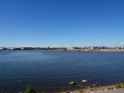 Helsinki from Korkeasaari bridge
