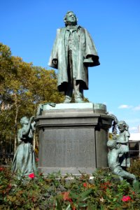 Henry Ward Beecher by John Quincy Adams Ward - Brooklyn, NY - DSC07540