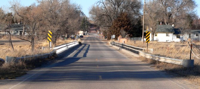 Henry State Aid bridges N bridge from S