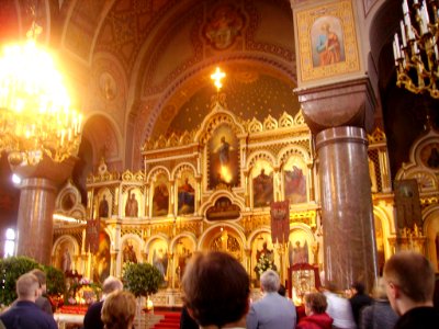 Helsinki Orthodoxe Kathedrale Innen Ikonostase 1