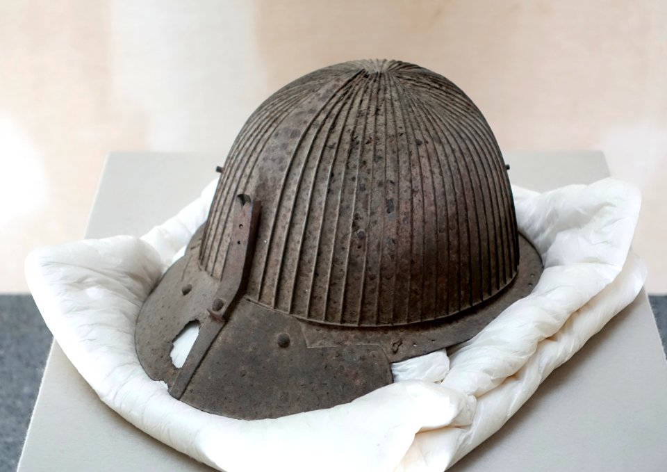 Helmet - Cultural Assets Repository - Motsuji, Hiraizumi, Iwate - DSC04653