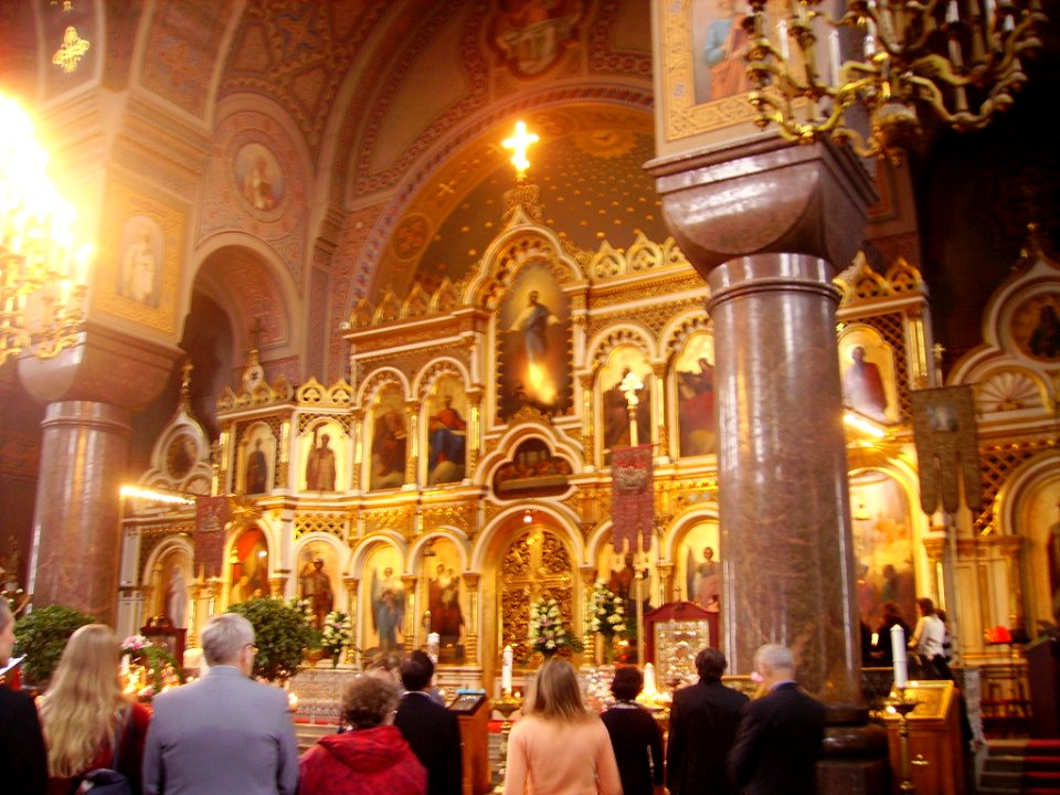 Helsinki Orthodoxe Kathedrale Innen Ikonostase 2