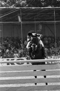 Henk Noren in actie met Funest, Bestanddeelnr 930-4026