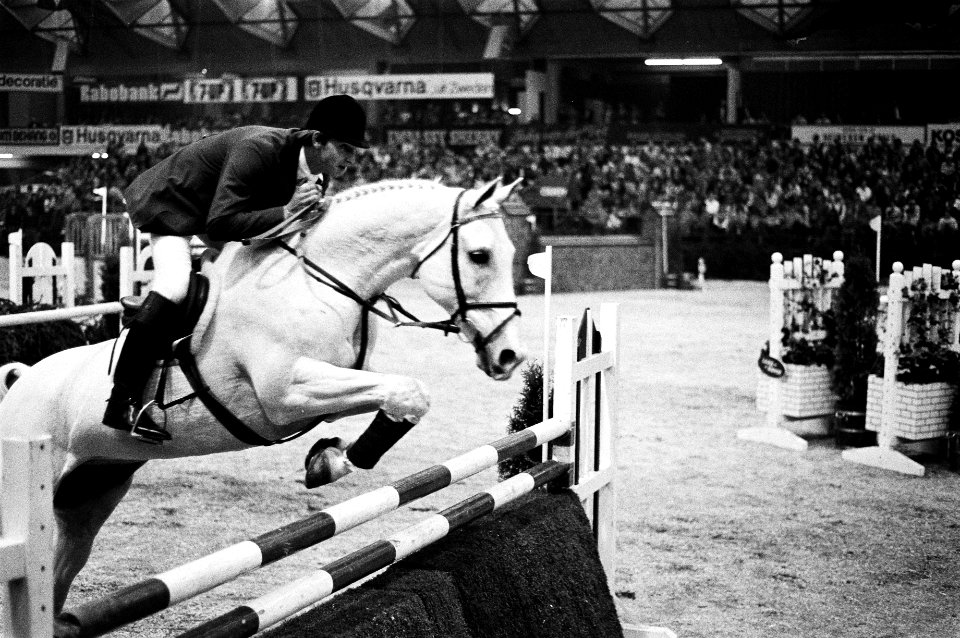 Henk Nooren in actie met Nasper, Bestanddeelnr 930-5249