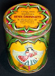 Henri Christiaens, Cafés Crus et Torréfiés, Av dAuderghem 340, Bruxelles, blik, foto 2