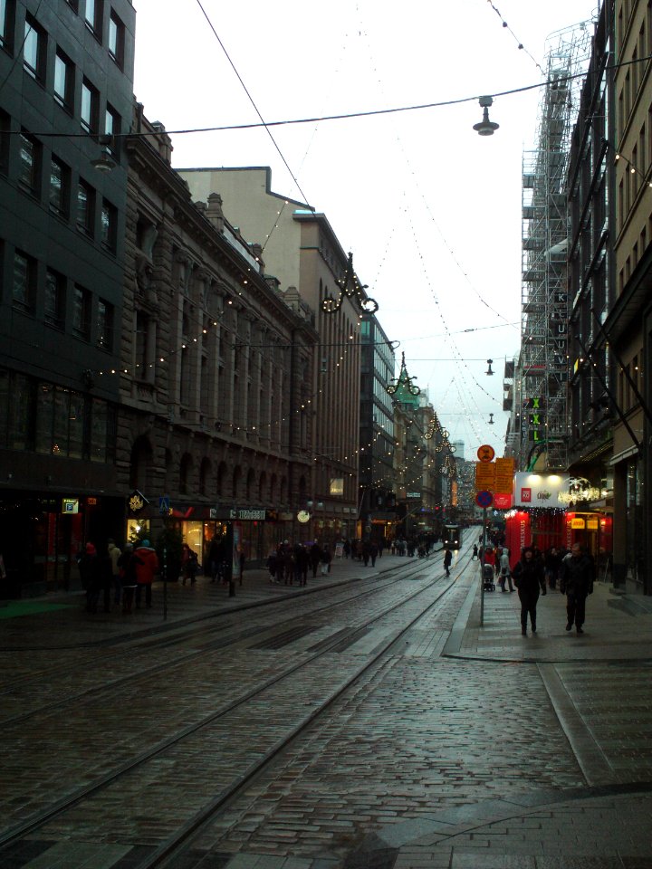 Helsinki Aleksanterinkatu Dec 2015