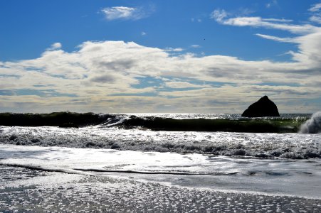 Helmet Rock, Marshall Beach 01 photo