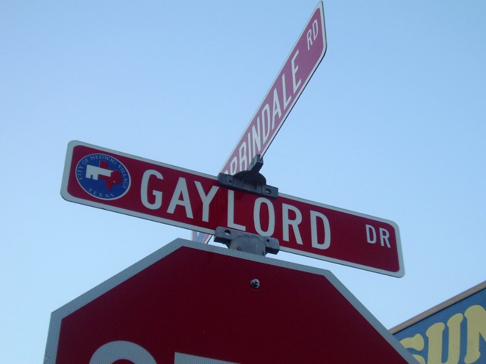 HedwigVillageTXStreetsign