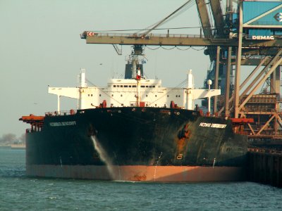 Hedwig Oldendorff - IMO 8015697 p2, Port of Rotterdam, Holland 24-Feb-2006