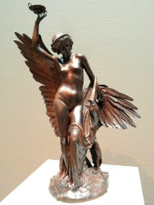Hebe and the Eagle of Jupiter, modeled c. 1852, by Francois Rude, bronze - Art Institute of Chicago - DSC09539 photo