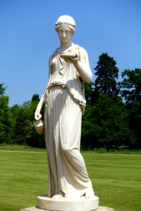 Hebe by Bertel Thorvaldsen (copy), mid 1800s, marble - Wrest Park - Bedfordshire, England - DSC08284