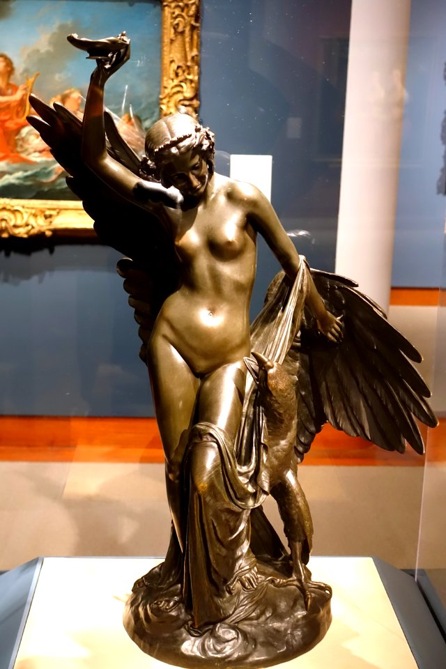 Hebe and Jupiter's Eagle, by Francois Rude, 1846-1857, bronze - Princeton University Art Museum - DSC06478