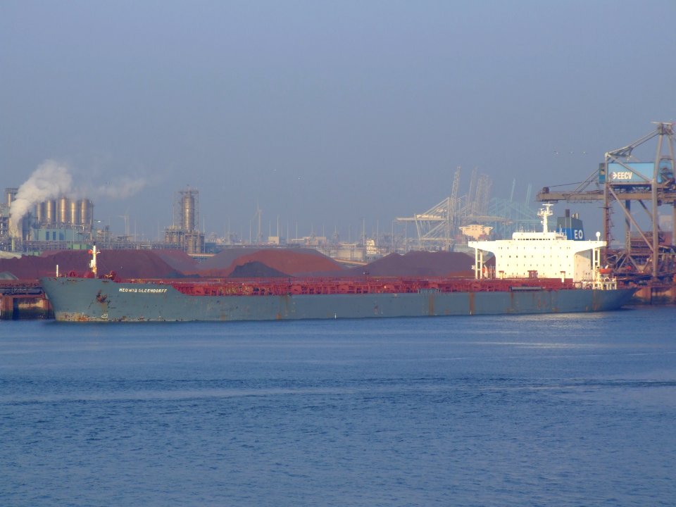 Hedwig Oldendorff - IMO 8015697 p4, Port of Rotterdam, Holland 03-May-2008