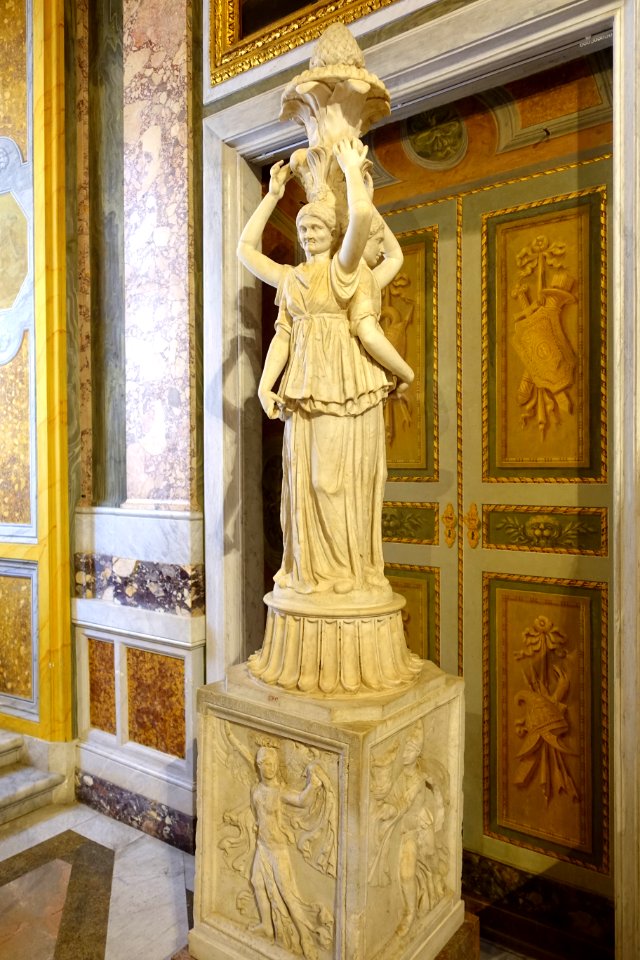 Hecate with three bodies, Roman, 2nd century AD, marble - Galleria Borghese - Rome, Italy - DSC04794