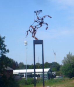 Heenvliet kunstwerk paard alexander de grote