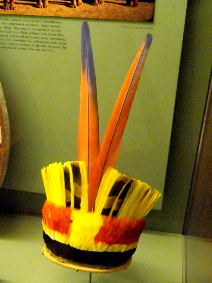 Headress for women, Waura Wauja Kuikuru - AMNH - DSC06151