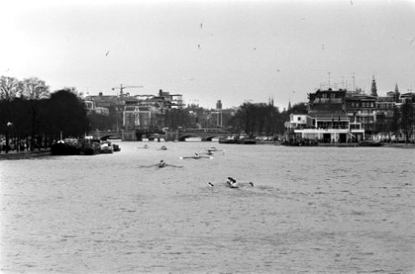 Head of the River op Amstel (Amsterdam). Nereus 1 tijdens race, Bestanddeelnr 923-4066