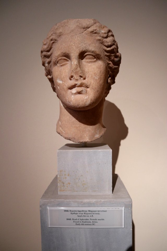 Head of Aphrodite. 4th cent. B.C