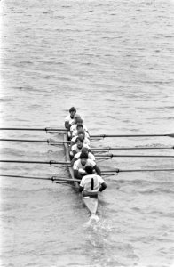 Head of the River op Amstel (Amsterdam). Nereus 1 tijdens race, Bestanddeelnr 923-4063