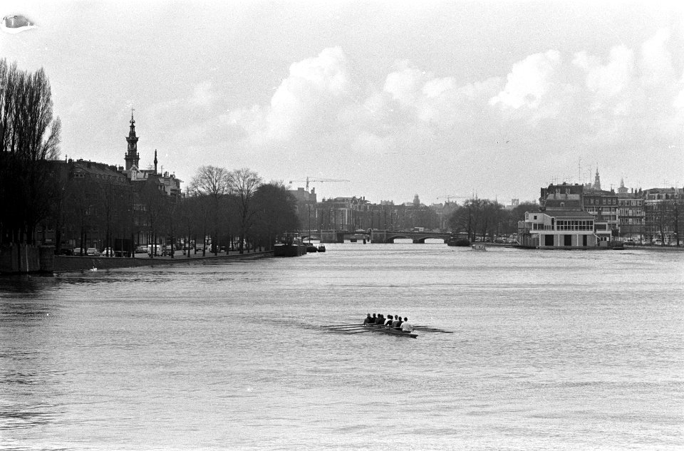 Head of the River , een der Nereus lichte achten op de Amstel tijdens training, Bestanddeelnr 920-1900