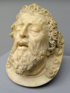 Head of St. John the Baptist by unknown sculptor - Statens Museum for Kunst, Copenhagen - DSC08145