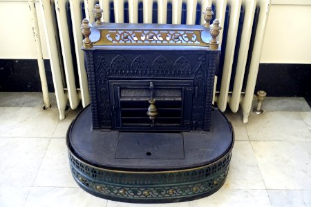 Heating stove, Church & Low, Troy NY - Bennington Museum - Bennington, VT - DSC08583 photo