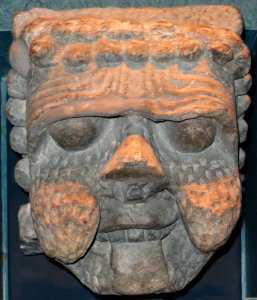 Head of pock-marked man from the chancel, Archbiship's Pallace Museum