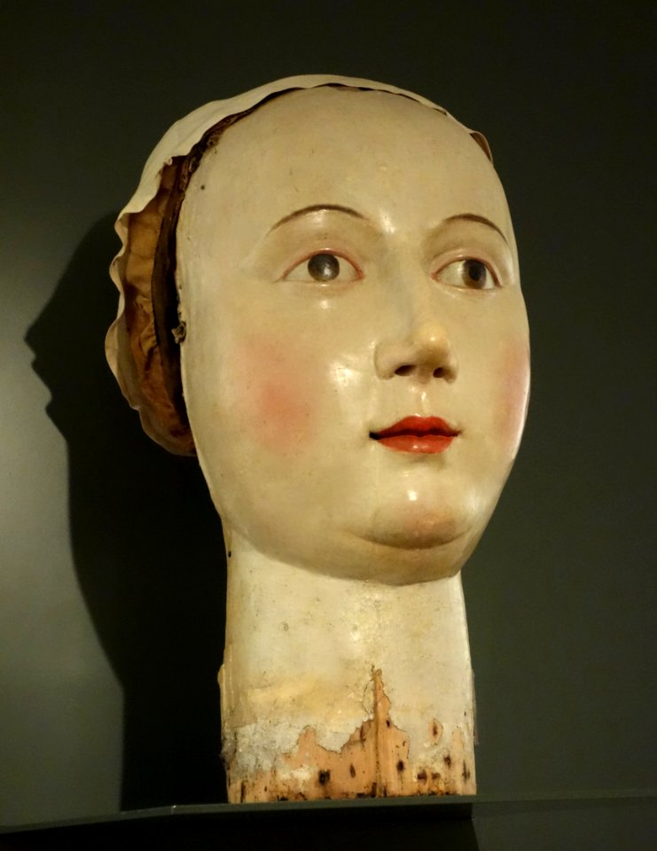 Head of the Megera processional figure, artist unknown, 1532 - Museum M - Leuven, Belgium - DSC05640