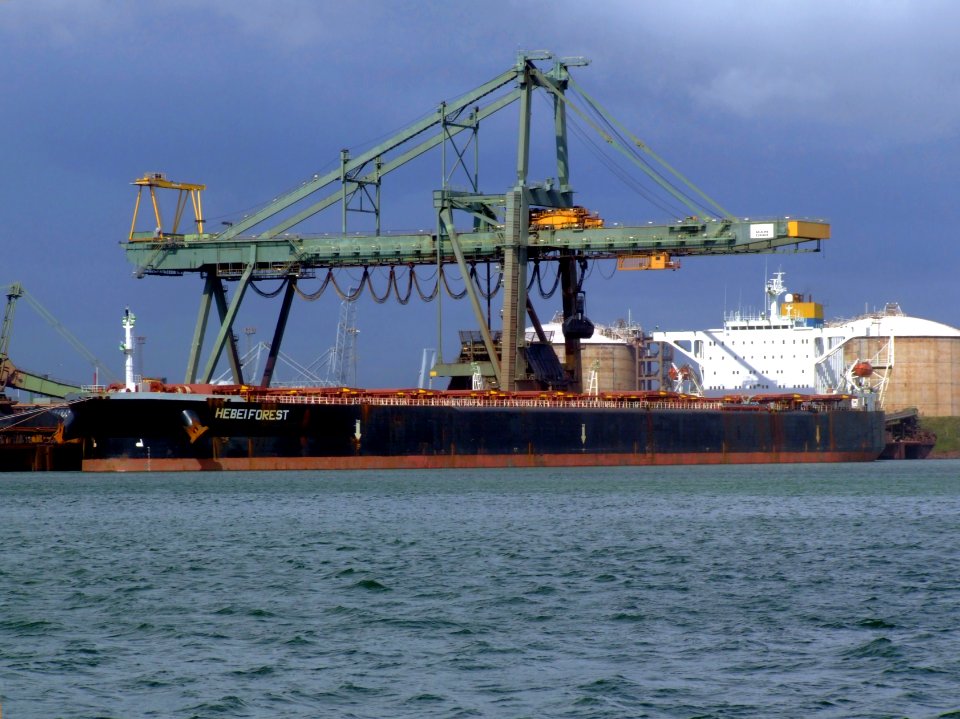 Hebei Forest - IMO 8807789 - Callsign VRBD6 p1, Mississippi harbour, Port of Rotterdam, Holland 29-Jul-2007