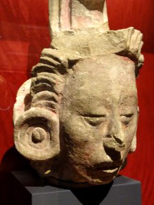 Head of maize deity, Temple 22, Copan, Honduras - Meso-American collection - Peabody Museum, Harvard University - DSC05724